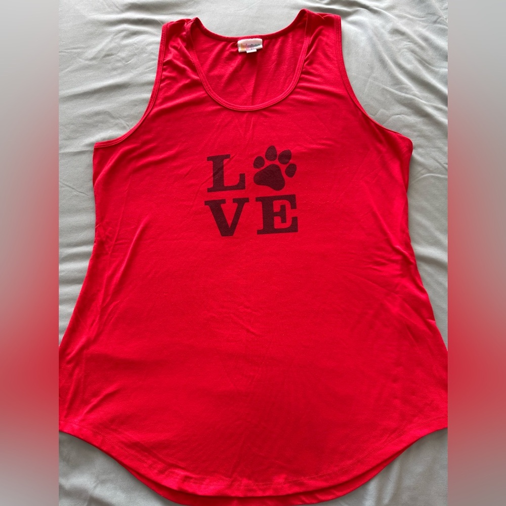 LuLaRoe Red Tank Tops